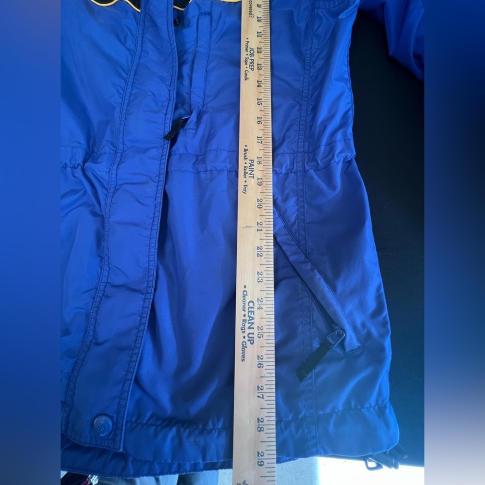 COLUMBIA LADIES VINTAGE BOULDER RIDGE JACKET FULL ZIPPER WINDBREAKER/RAIN COAT. - Picture 4 of 6